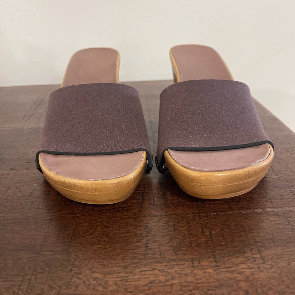 Onesole Brown and Tan Women's Mules